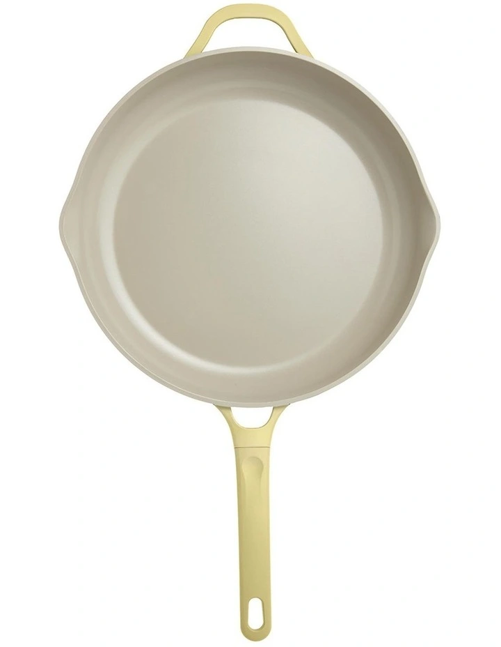 NOOK by Baccarat Frypan with Helper Handle 32cm in Butter image 3