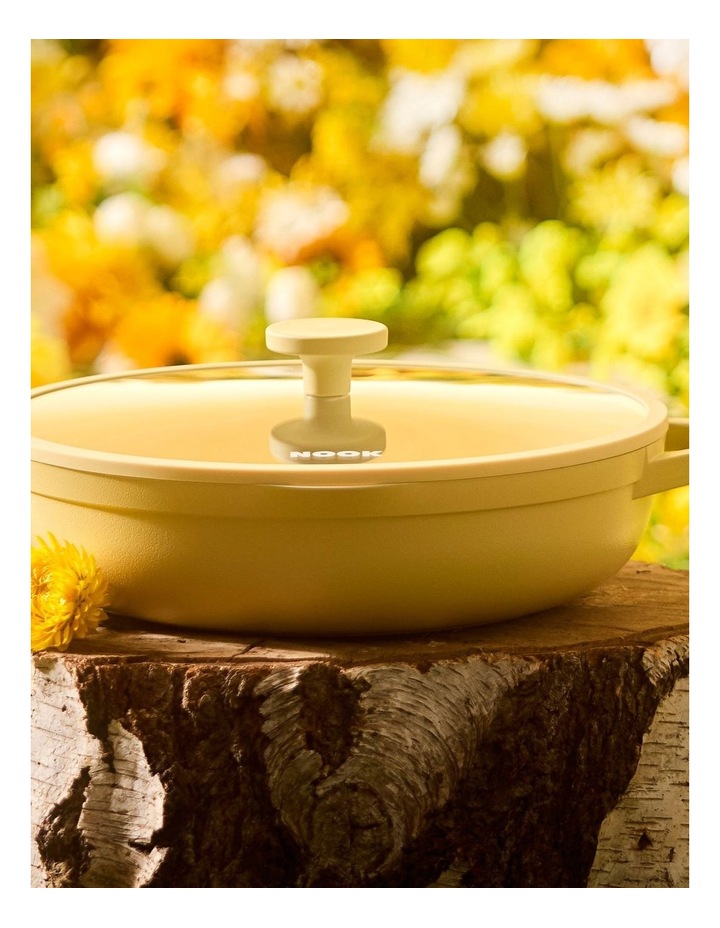 NOOK by Baccarat Saute Pan with Lid 30cm in Butter image 4