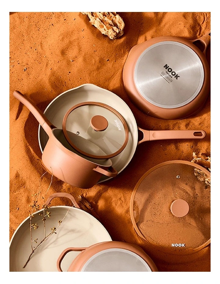 NOOK by Baccarat Frypan 30cm in Terracotta image 4