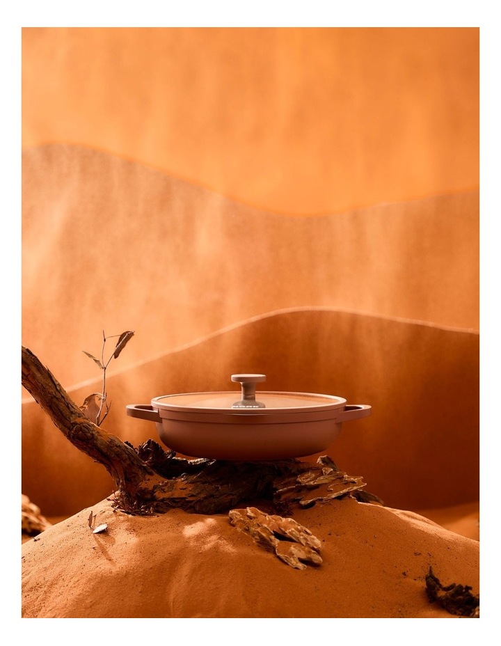 NOOK by Baccarat Saute Pan with Lid 30cm in Terracotta image 4