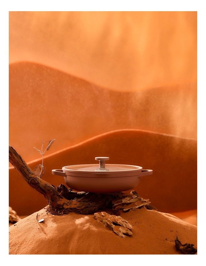 NOOK by Baccarat Saute Pan with Lid 30cm in Terracotta image 5