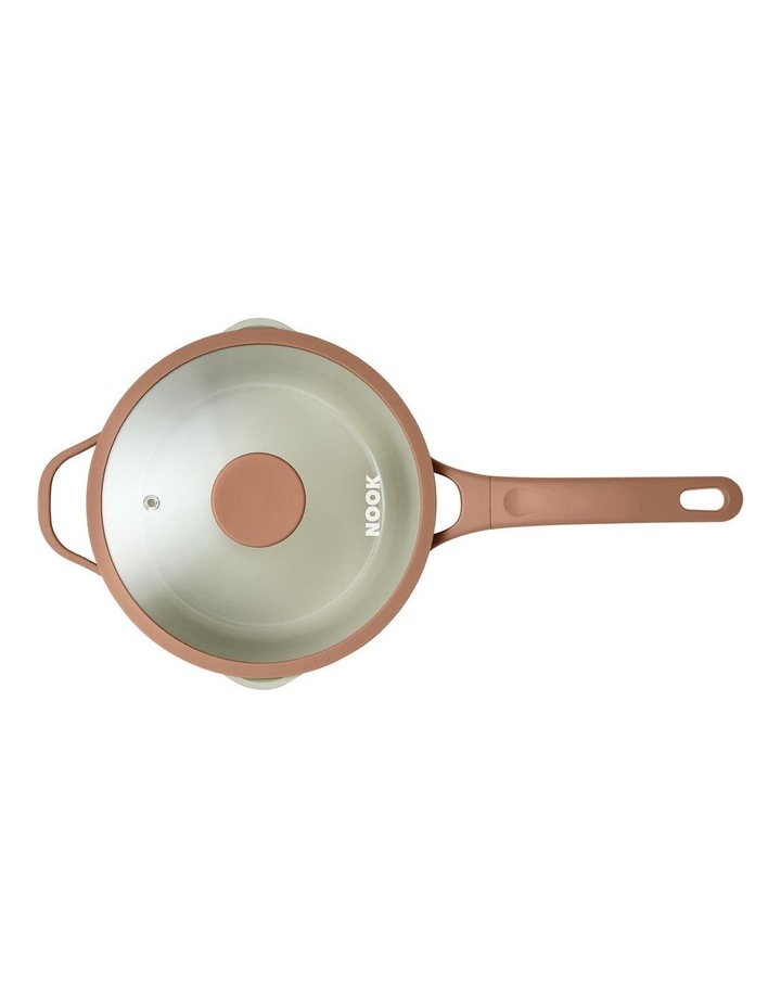 NOOK by Baccarat Saucepan with Lid 20cm in Terracotta image 3