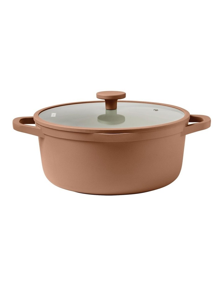 NOOK by Baccarat Casserole with Lid 28cm in Terracotta image 1