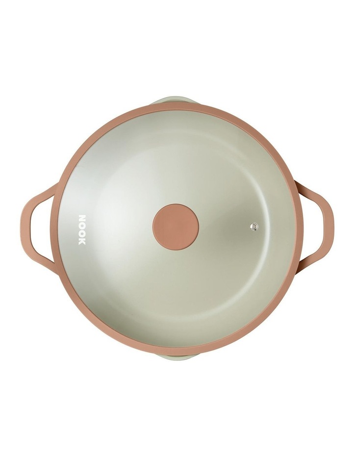 NOOK by Baccarat Casserole with Lid 28cm in Terracotta image 2