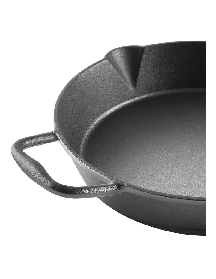 GRYLT Cast Iron Frypan 28cm in Black image 7