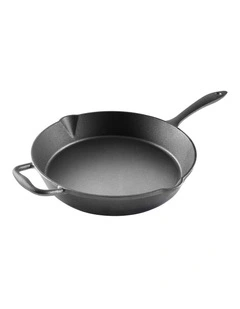 GRYLT Cast Iron Frypan 30cm in Black