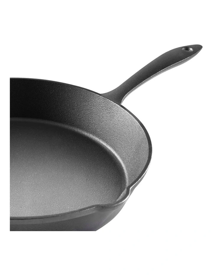 GRYLT Cast Iron Frypan 30cm in Black image 6