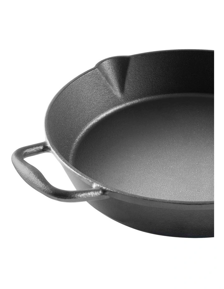 GRYLT Cast Iron Frypan 30cm in Black image 7