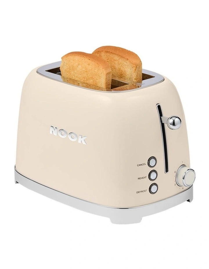 Baccarat NOOK 2 Slice Toaster in Cream image 4