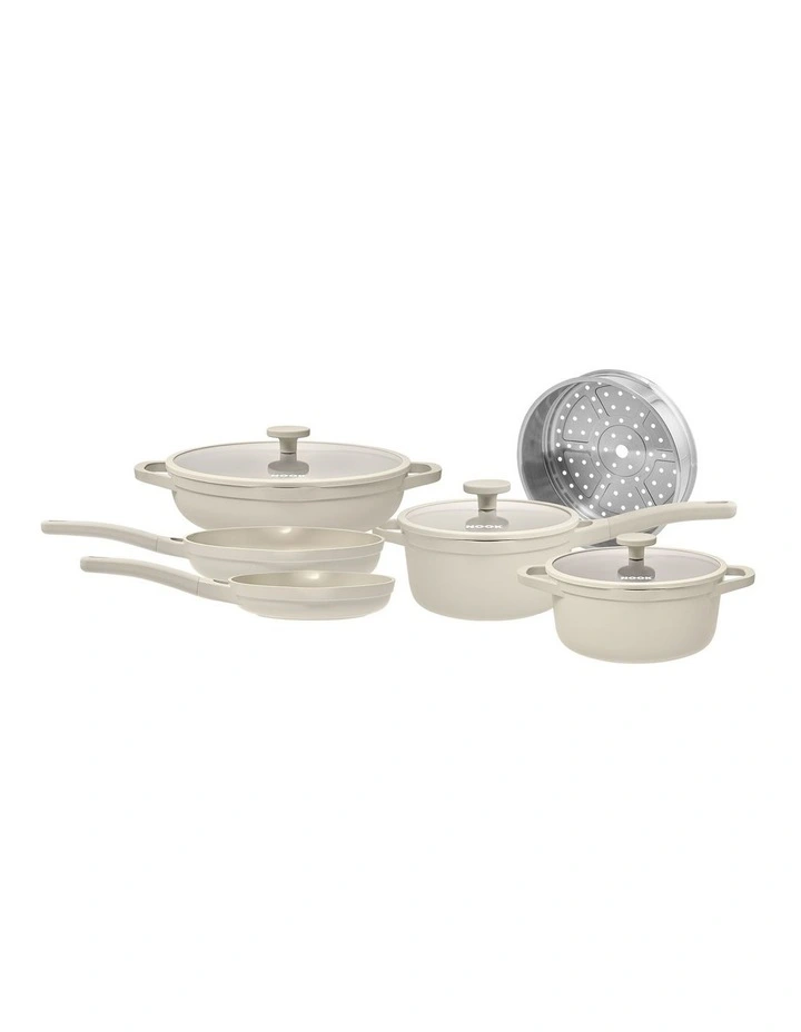 NOOK by Baccarat 6 Piece Cookware Set Cream image 2