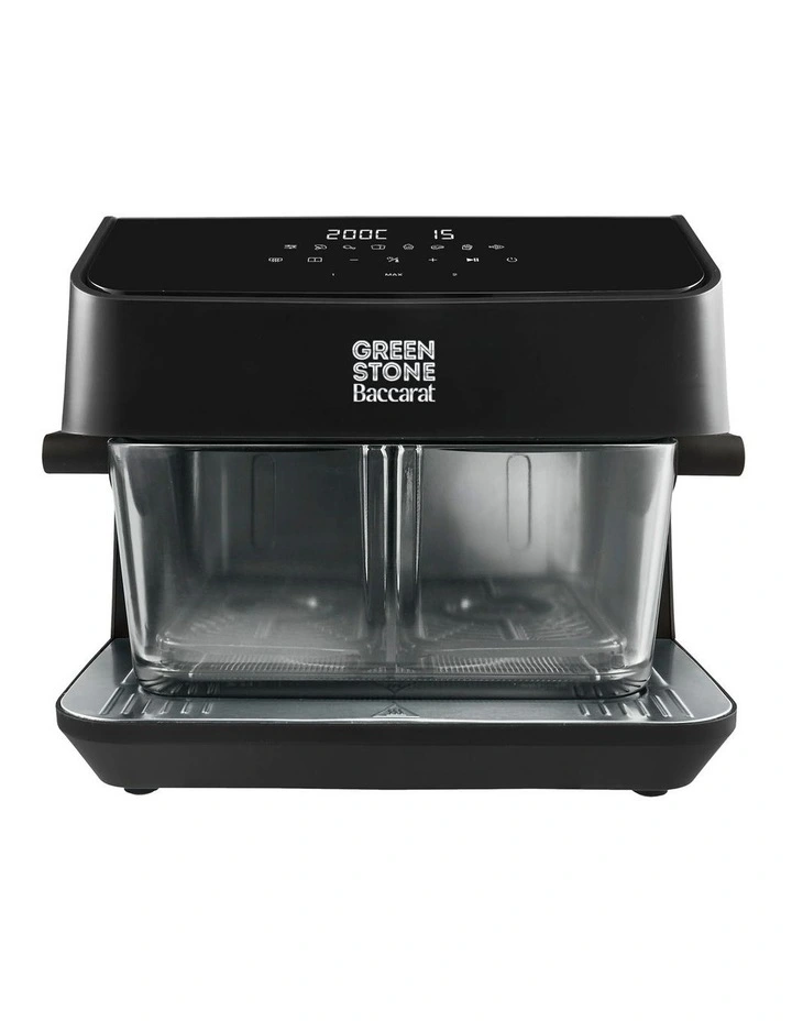 Baccarat GREEN STONE Airfryer Glass 8 Litre in Black image 1