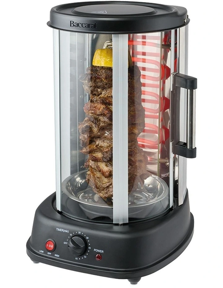 Baccarat Vertical Rotisserie Grill in Black image 4