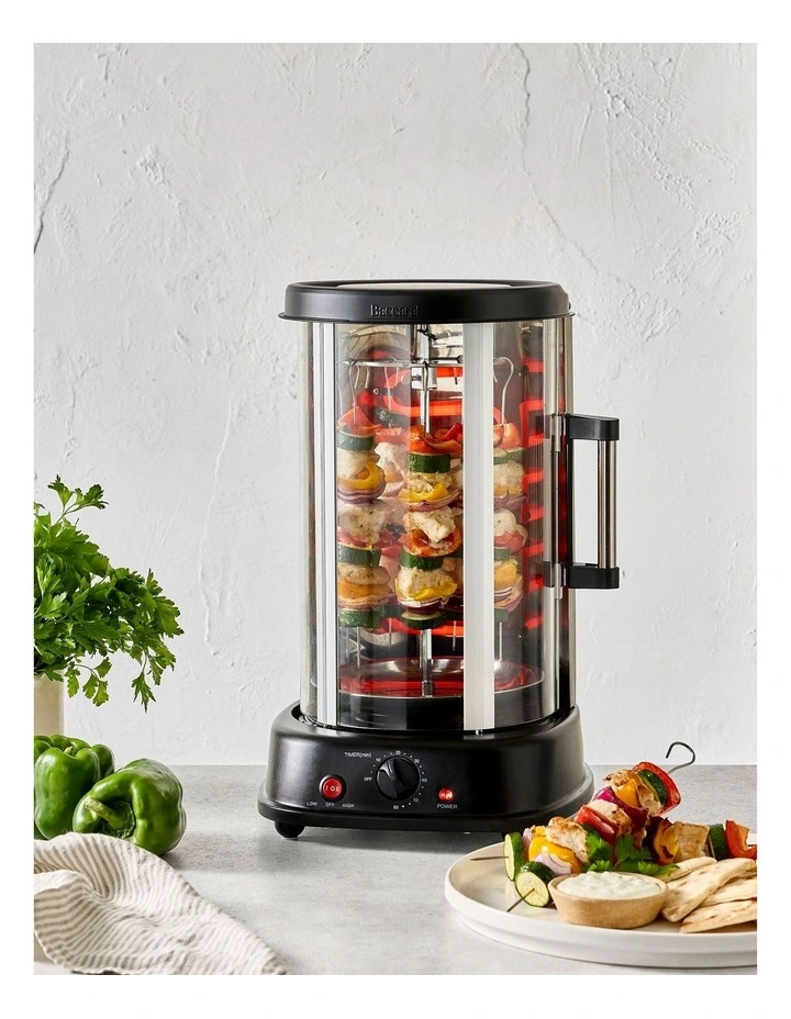 Baccarat Vertical Rotisserie Grill in Black image 7