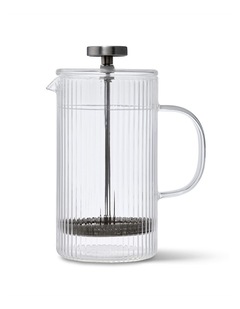 salt&pepper Brew Rib Coffee Press 600mL 4 Cup in Clear