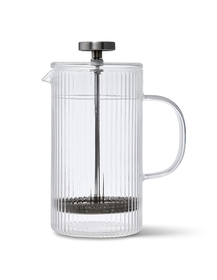 salt&pepper Brew Rib Coffee Press 600mL 4 Cup in Clear image 1