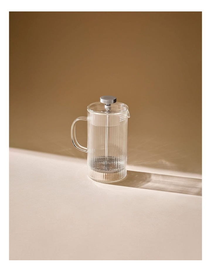 salt&pepper Brew Rib Coffee Press 600mL 4 Cup in Clear image 2