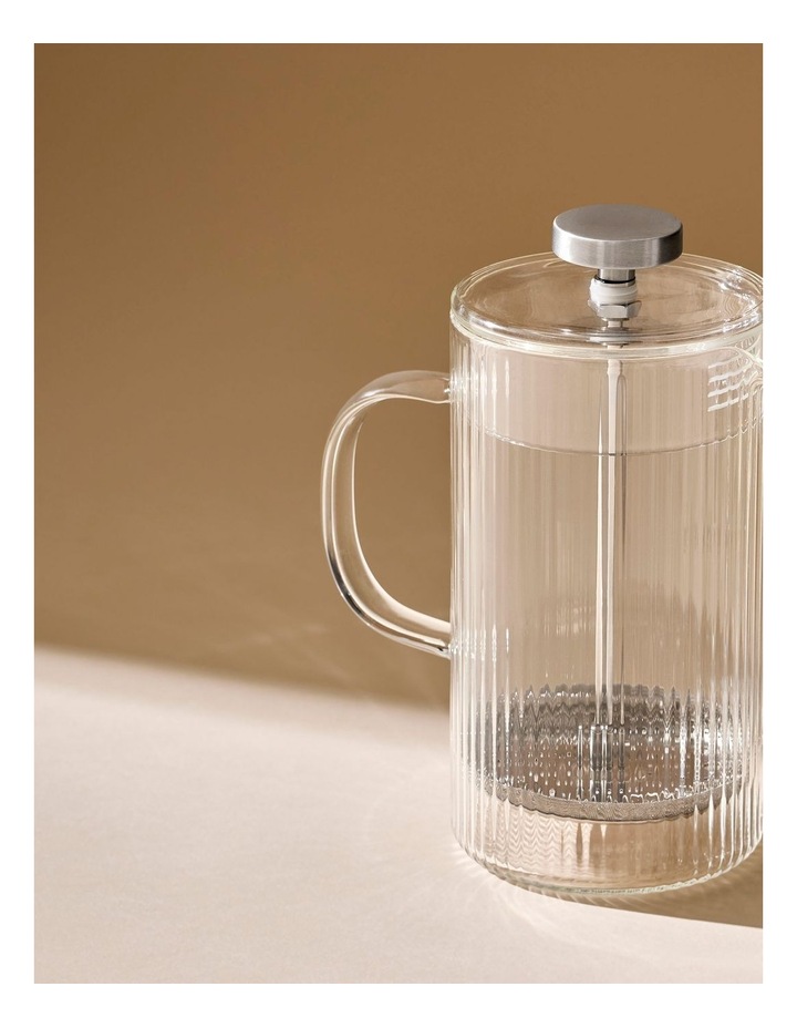 salt&pepper Brew Rib Coffee Press 600mL 4 Cup in Clear image 6