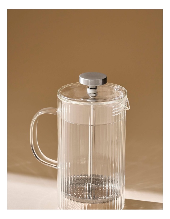 salt&pepper Brew Rib Coffee Press 600mL 4 Cup in Clear image 7