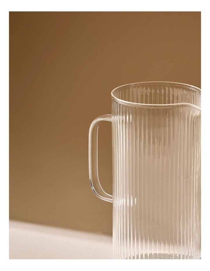 salt&pepper Brew Rib Jug 2L in Clear image 6