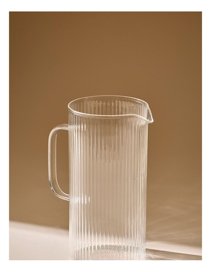 salt&pepper Brew Rib Jug 2L in Clear image 7