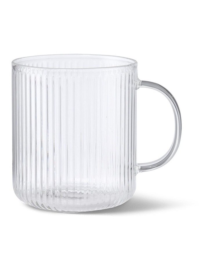 salt&pepper Brew Rib Mugs 360mL Set of 2 in Clear image 3