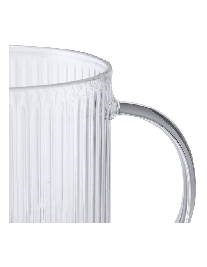 salt&pepper Brew Rib Mugs 360mL Set of 2 in Clear image 4