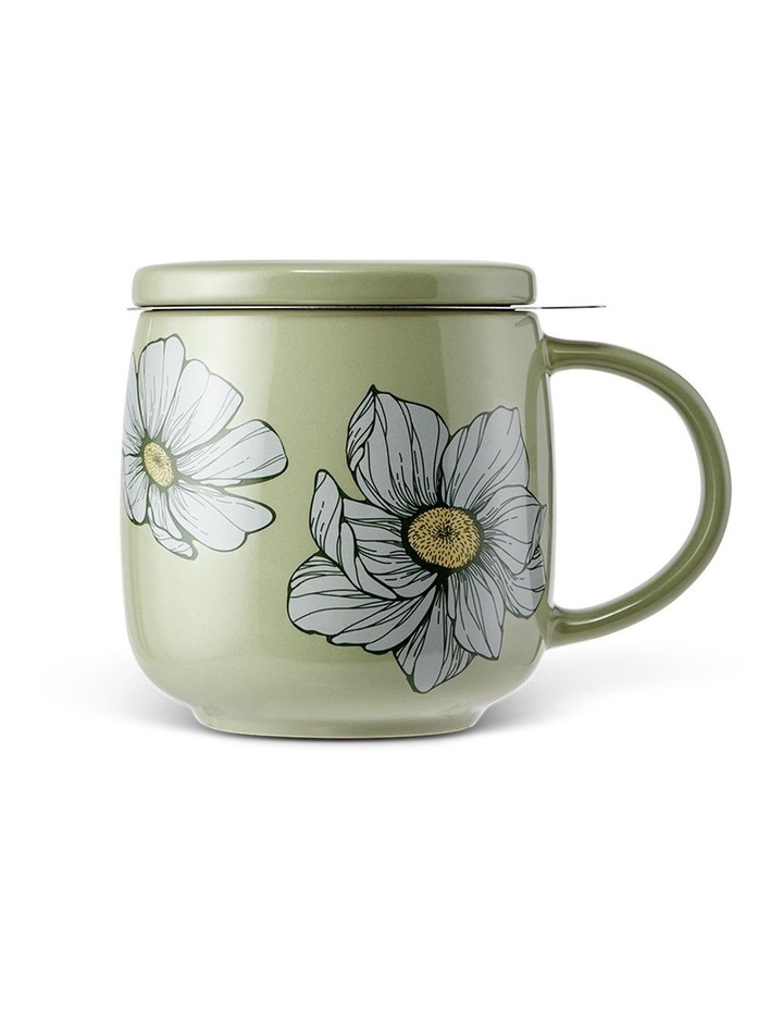 salt&pepper Kit Mug with Strainer 420mL in Salt Bush image 3