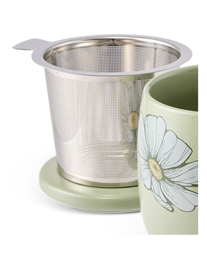 salt&pepper Kit Mug with Strainer 420mL in Salt Bush image 5