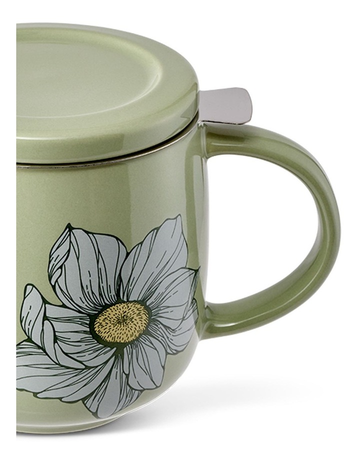 salt&pepper Kit Mug with Strainer 420mL in Salt Bush image 7