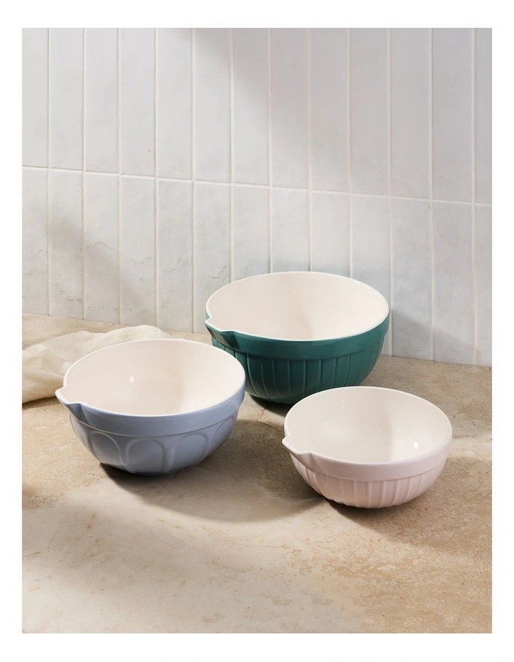 salt&pepper Noa 3 Piece Mixing Bowl Set in Multi image 7