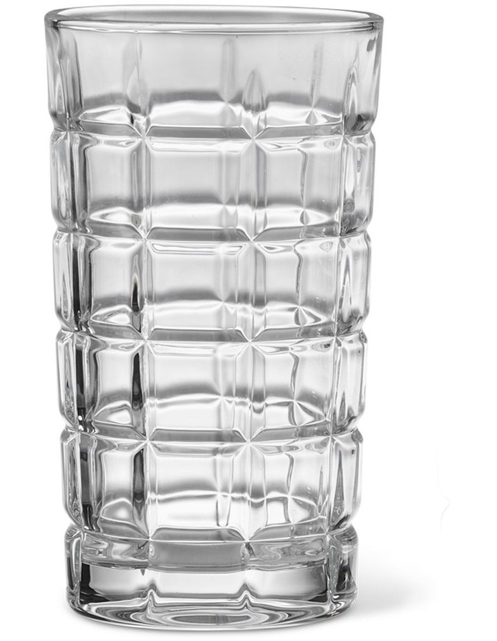 salt&pepper Prism 4 Piece Highball Glass Set 350mL in Clear image 1
