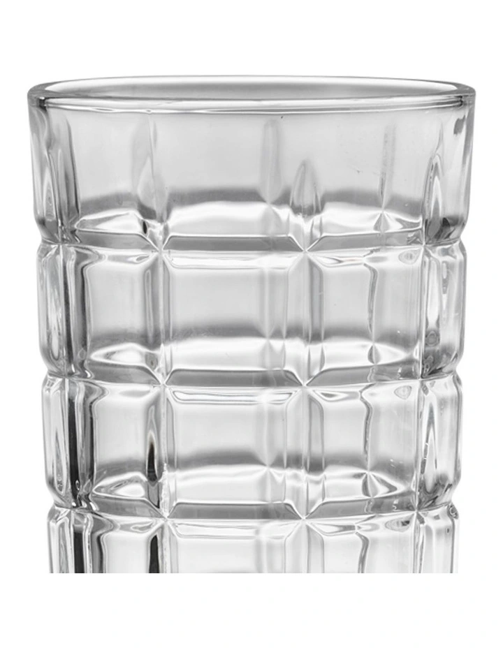 salt&pepper Prism 4 Piece Highball Glass Set 350mL in Clear image 2