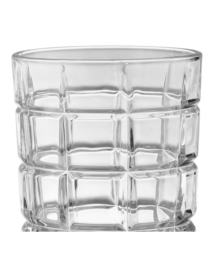 salt&pepper Prism 4 Piece Tumbler Glass Set 220mL in Clear image 3