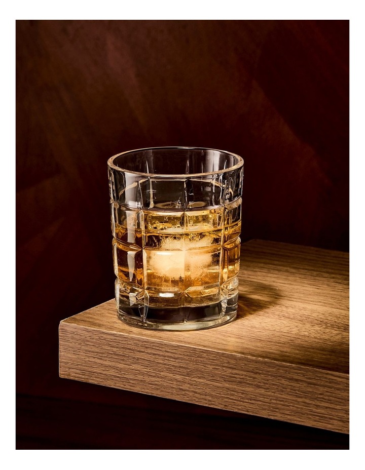 salt&pepper Prism 4 Piece Tumbler Glass Set 220mL in Clear image 4