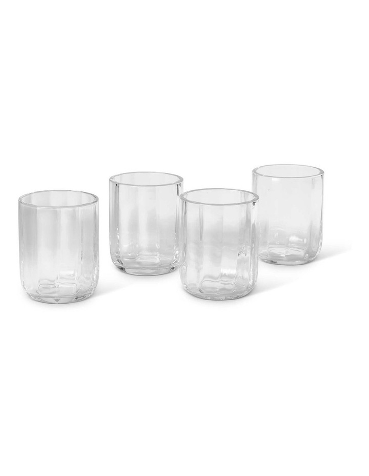 salt&pepper Provence 4 Piecve Tumbler GlassSet 320mL in Clear image 1