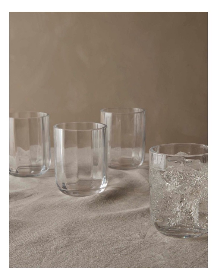 salt&pepper Provence 4 Piecve Tumbler GlassSet 320mL in Clear image 2