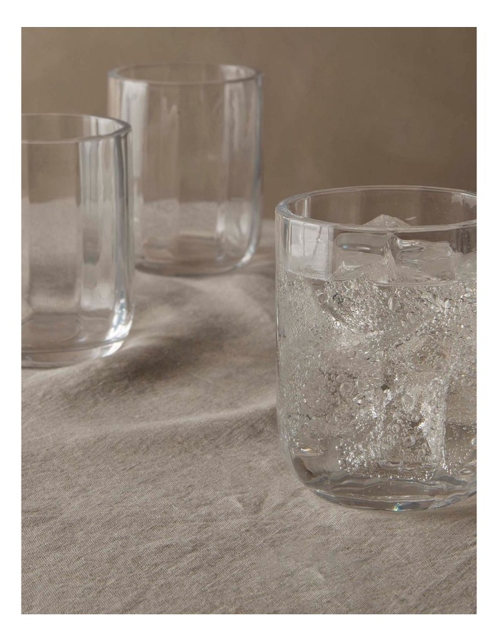 salt&pepper Provence 4 Piecve Tumbler GlassSet 320mL in Clear image 6