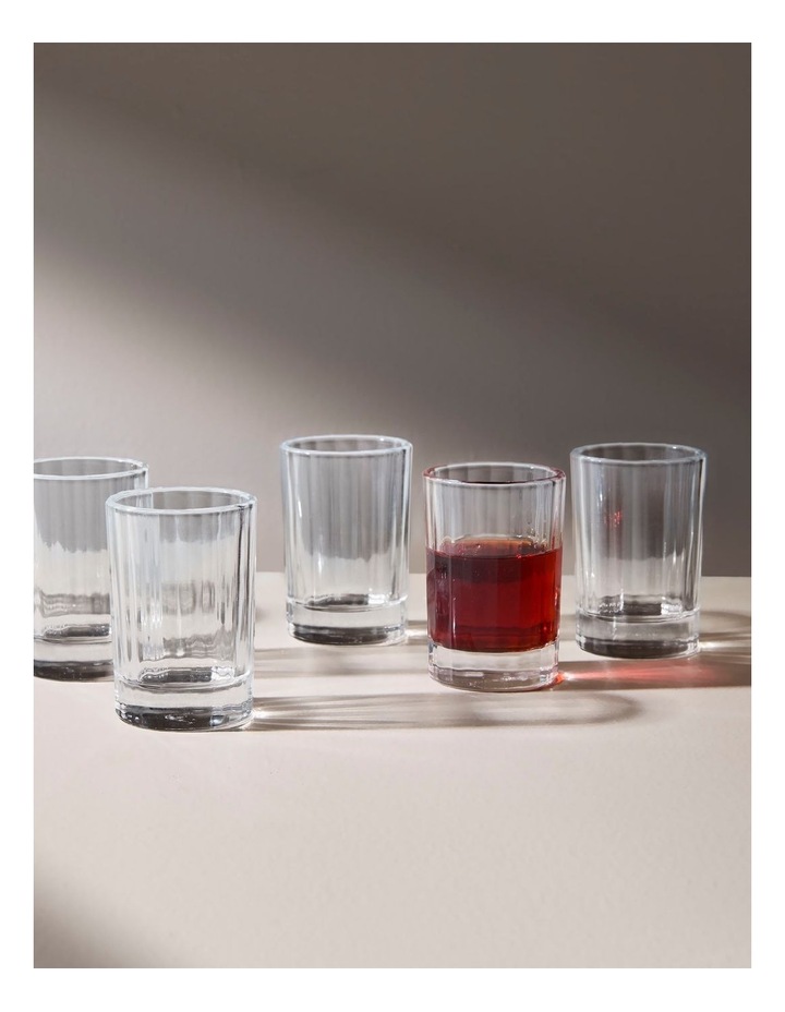 salt&pepper Richie 6 Piece Shot Glass Set 45mL in Clear image 2