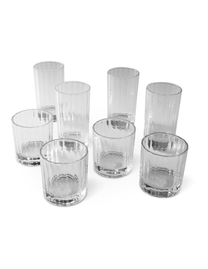 salt&pepper Richie 8 Piece Highball & Tumbler Set in Clear image 1