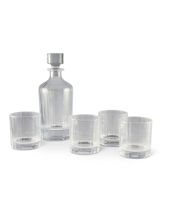 salt&pepper Richie 5 Piece Decanter & Tumbler Set in Clear image 1