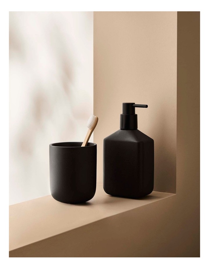 salt&pepper River Soap Pump Dispenser 18cm in Black image 2