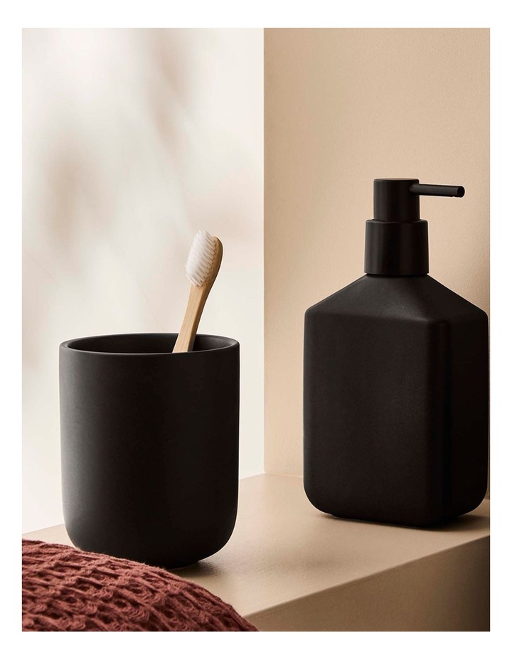 salt&pepper River Bathroom Tumbler 11 x 9cm in Black image 5