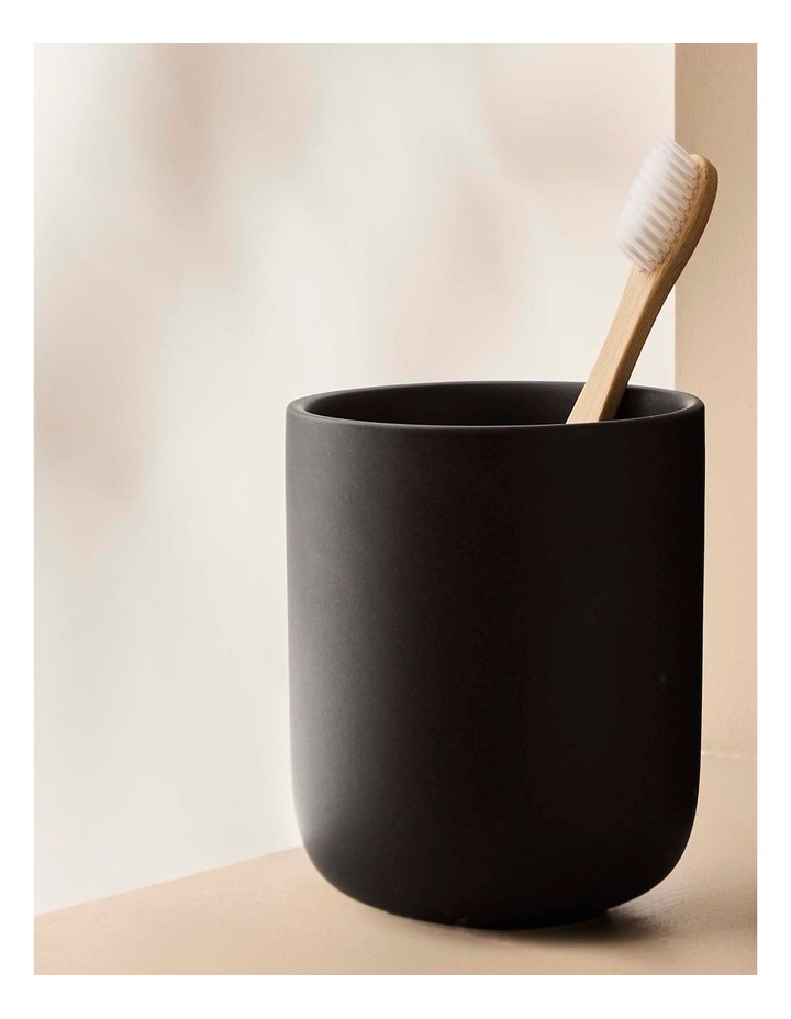 salt&pepper River Bathroom Tumbler 11 x 9cm in Black image 7