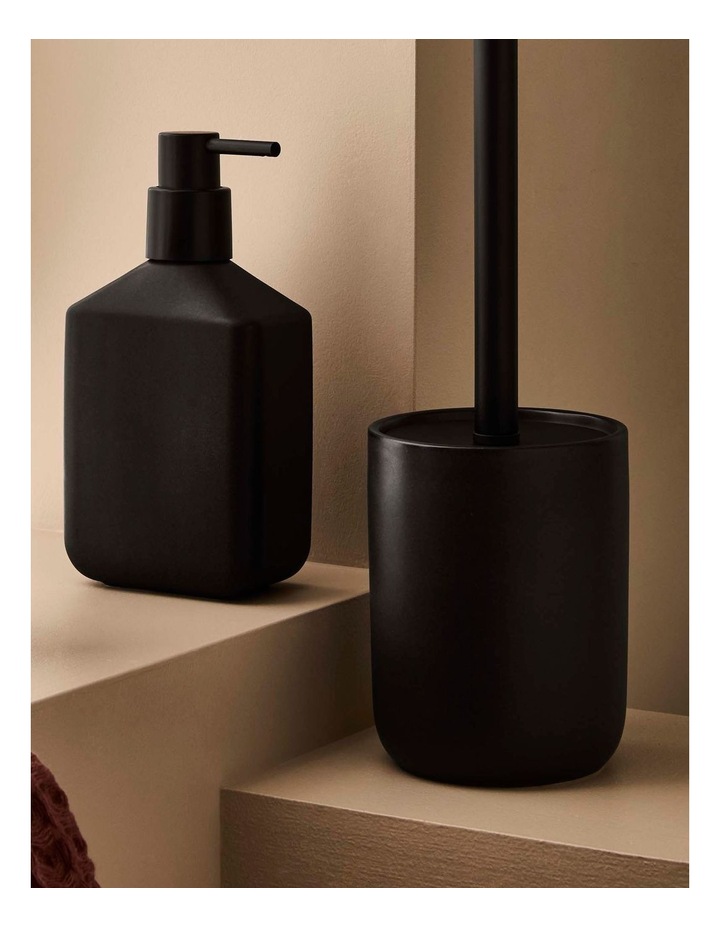 salt&pepper River Toilet Brush Holder in Black image 7
