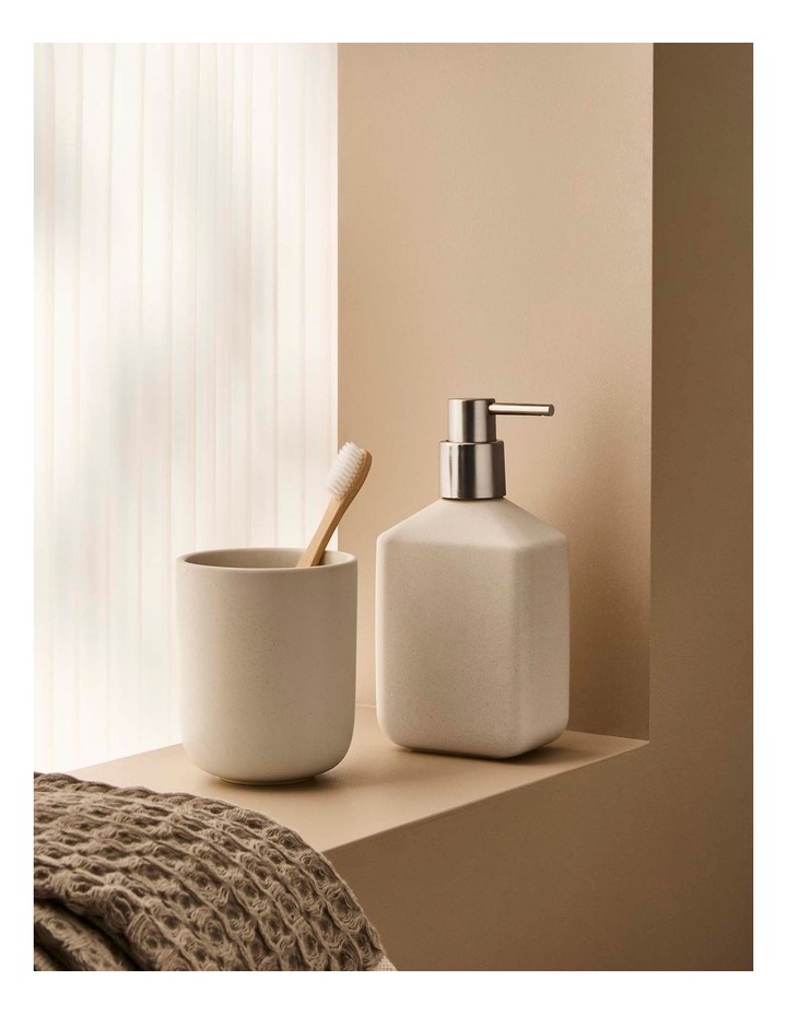 salt&pepper River Bathroom Tumbler 11 x 9cm in Sand image 6