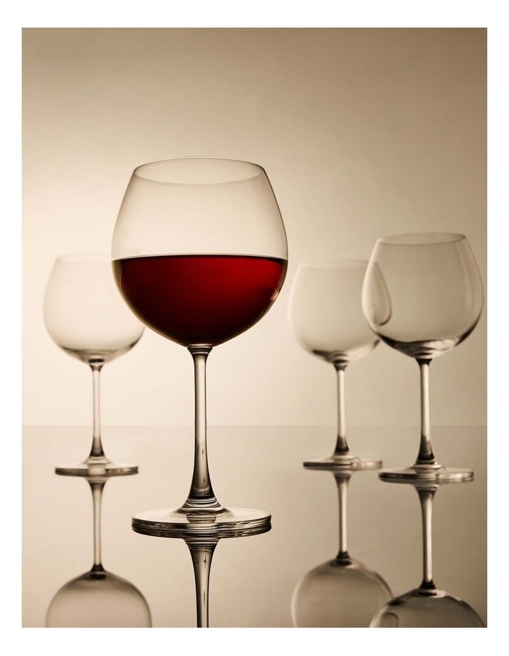 salt&pepper Salut 4 Piece Burgundy Glass Set 620mL in Clear image 2
