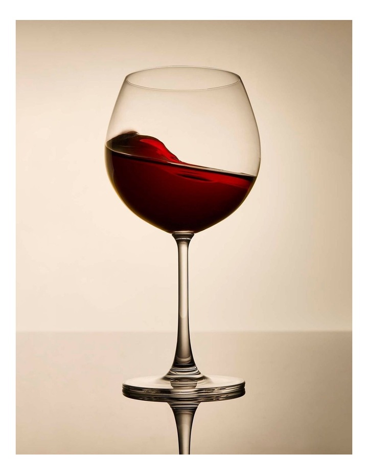 salt&pepper Salut 4 Piece Burgundy Glass Set 620mL in Clear image 5