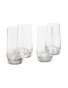 salt&pepper Salut 4 Piece Highball Glass Set 475mL in Clear