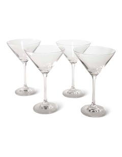 salt&pepper Salut 4 Piece Martini Glass Set 260mL in Clear