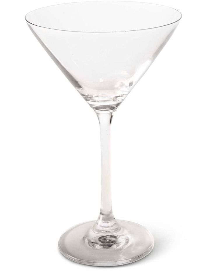 salt&pepper Salut 4 Piece Martini Glass Set 260mL in Clear image 3